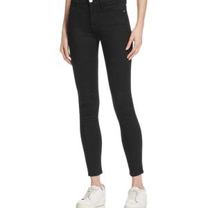 FRAME le high skinny black jeans